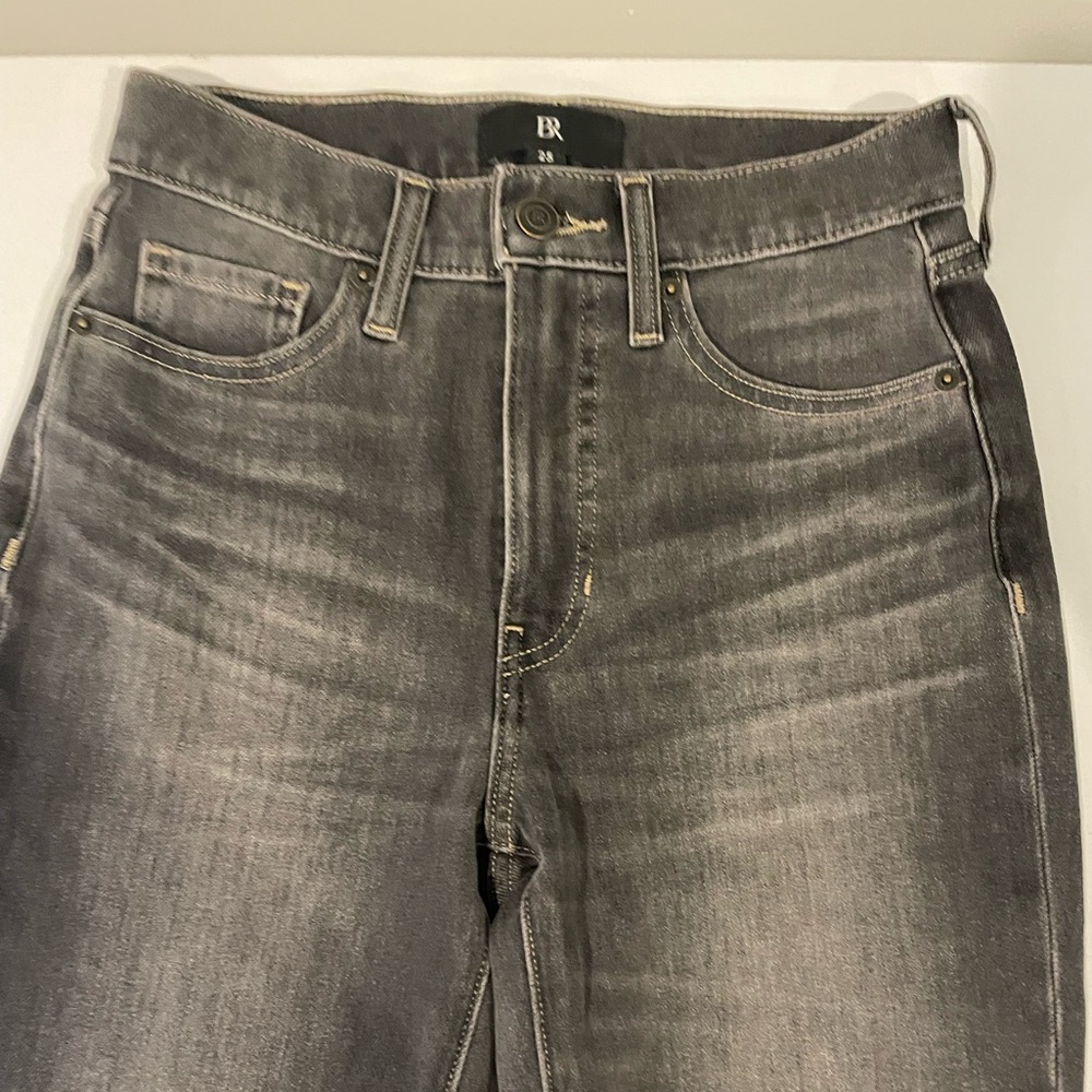 Banana Republic High Rise Slim Jeans Raquel Washed Black